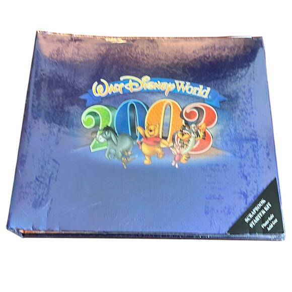 Walt Disney World 2003 Winnie the Pooh Scrapbook Starter Kit Vintage New - Picture 1 of 14